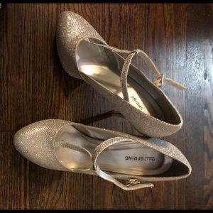 Silver Shoes size 9